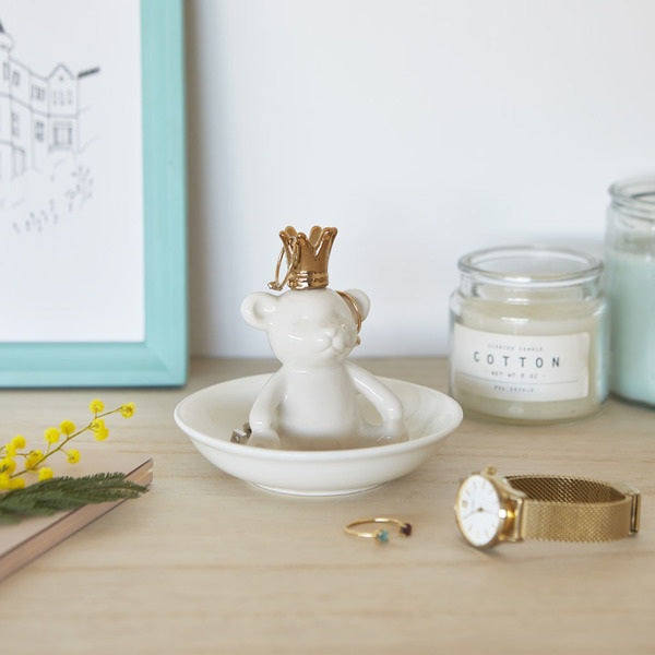 Porcelain Jewellery Holder - The King - 10cm