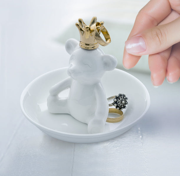 Porcelain Jewellery Holder - The King - 10cm