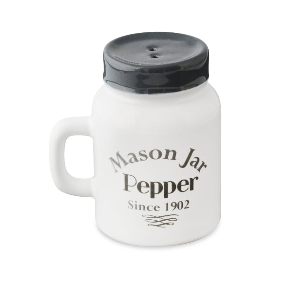 Rustic Mason Jar Salt & Pepper Shaker Set