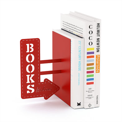 Metal Bookshop Bookend - Book Stand & Support