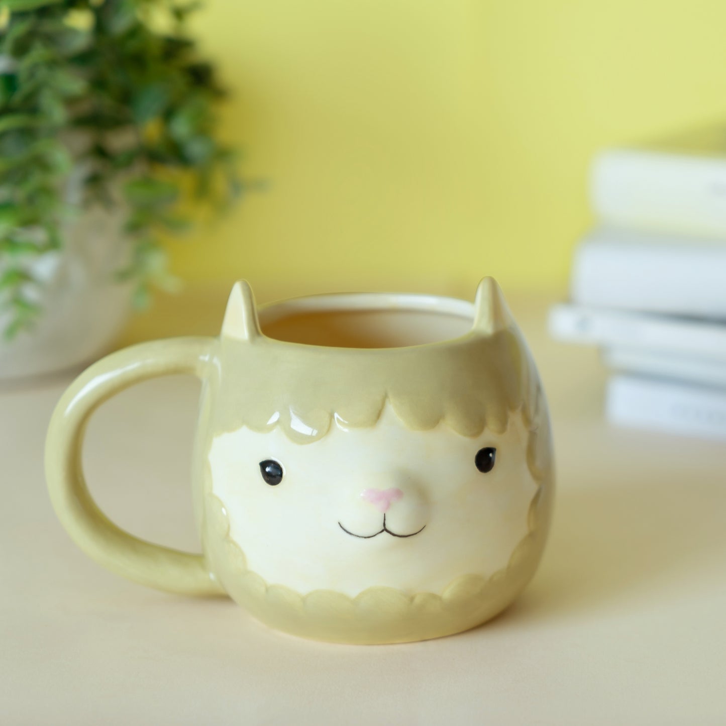 Large Llama Ceramic Coffee Mug - 482ml