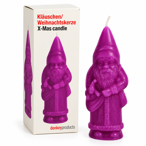 Mini Santa Claus Christmas Candle