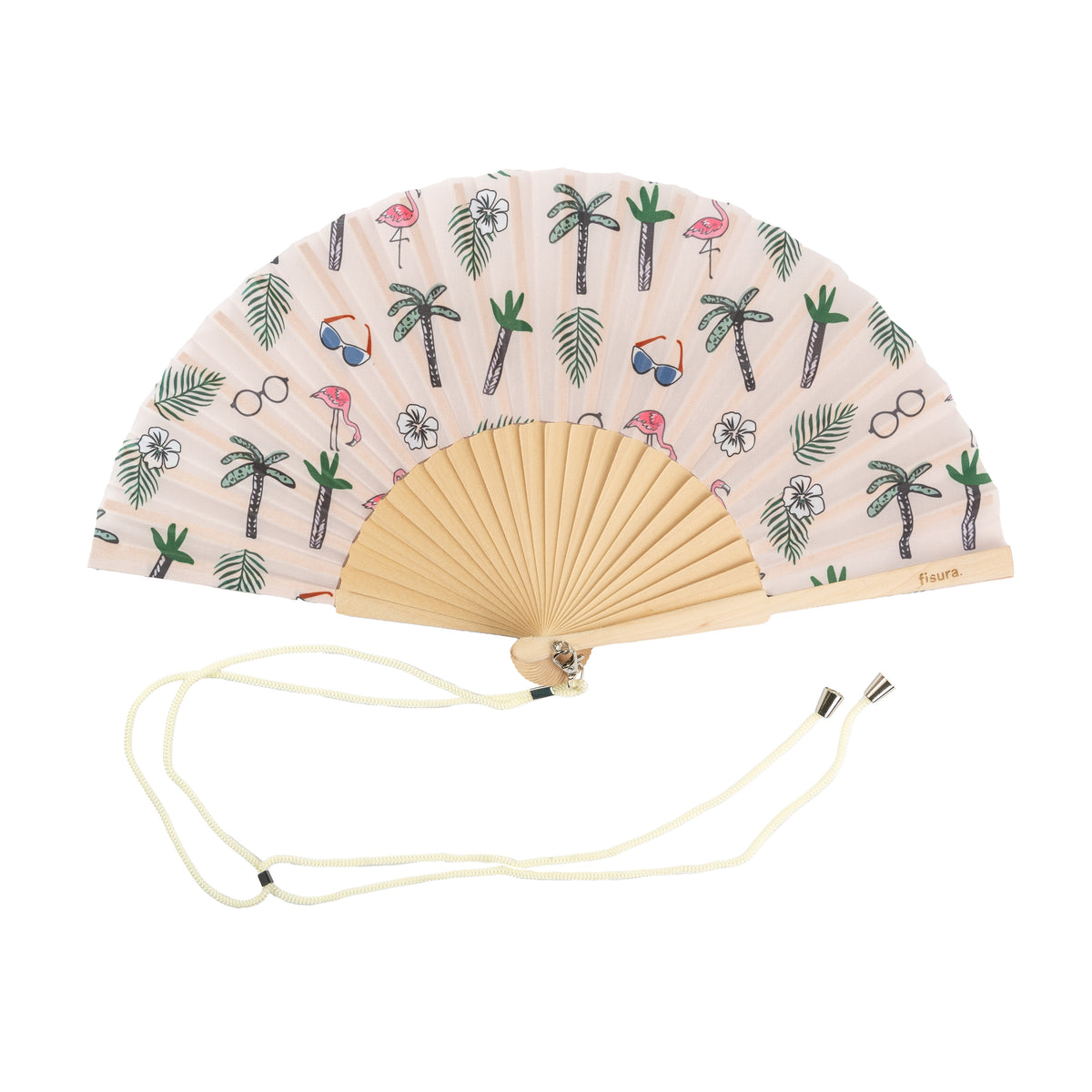 Folding Handheld Wooden Fan