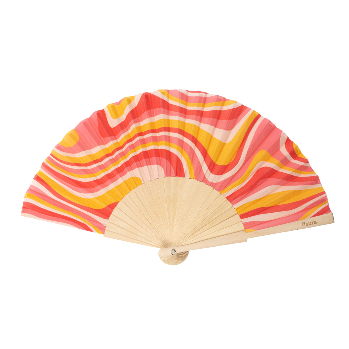 Folding Handheld Wooden Fan