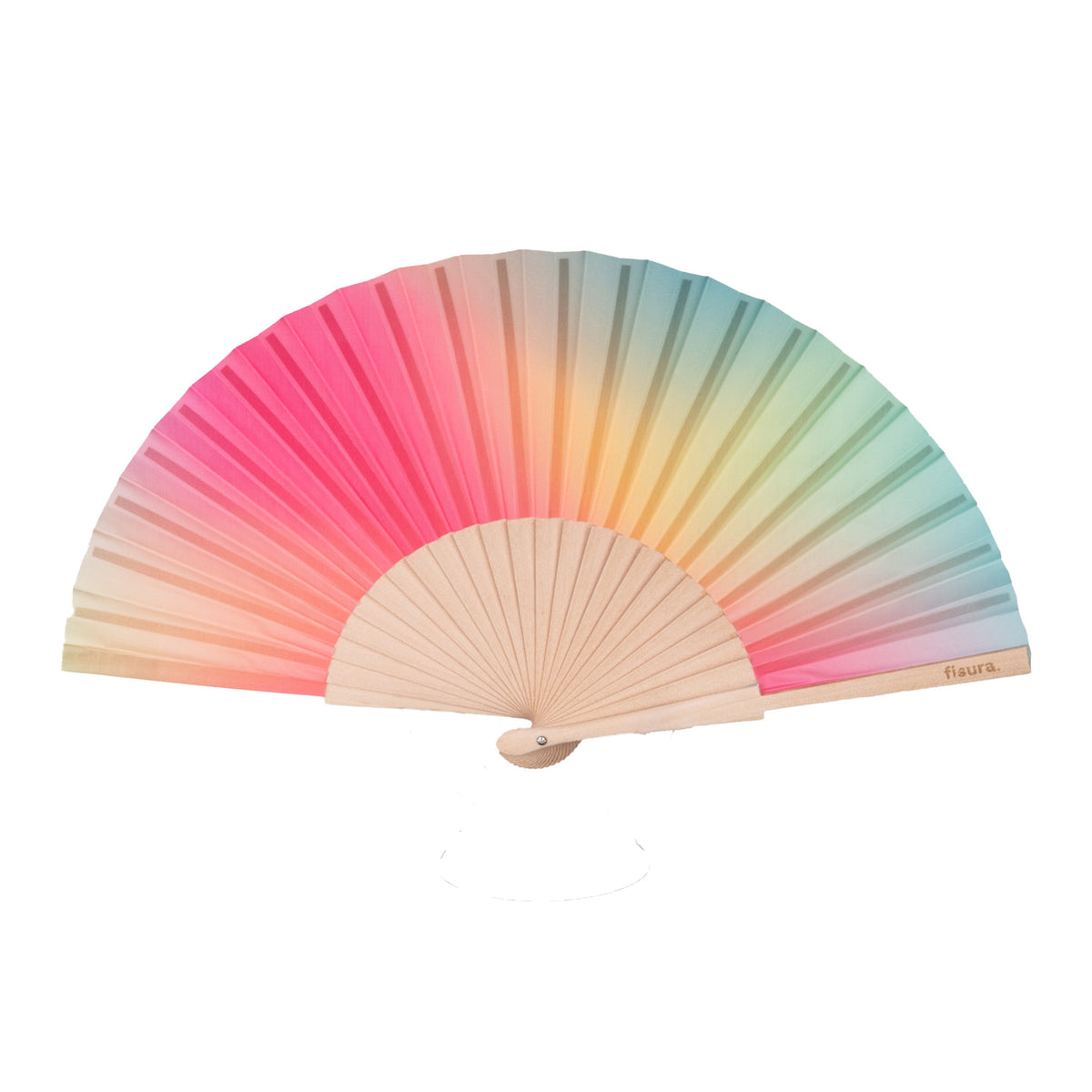 Folding Handheld Wooden Fan