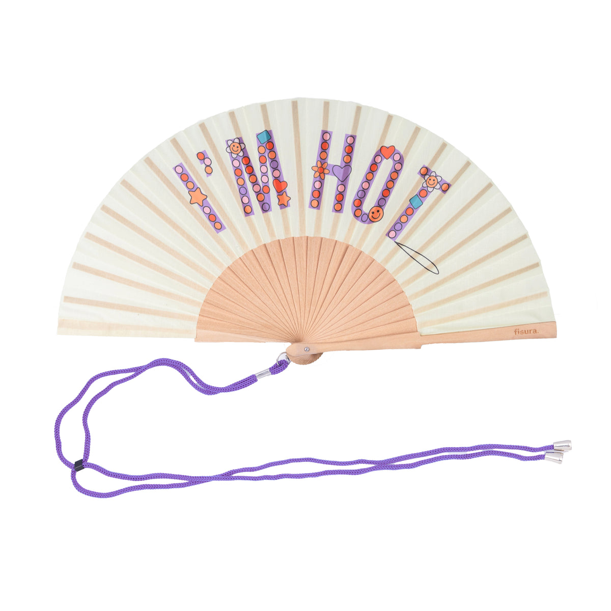 Folding Handheld Wooden Fan