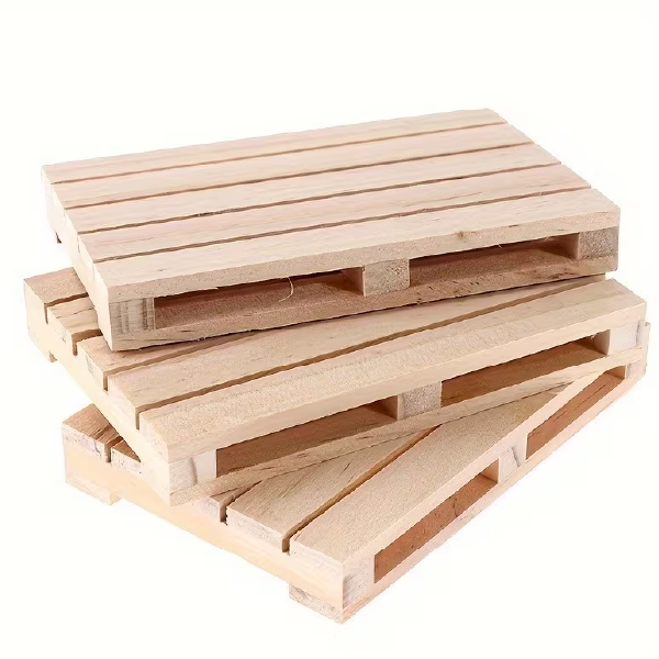 Wooden Finger Food Serving Tray Set (3 Pack)