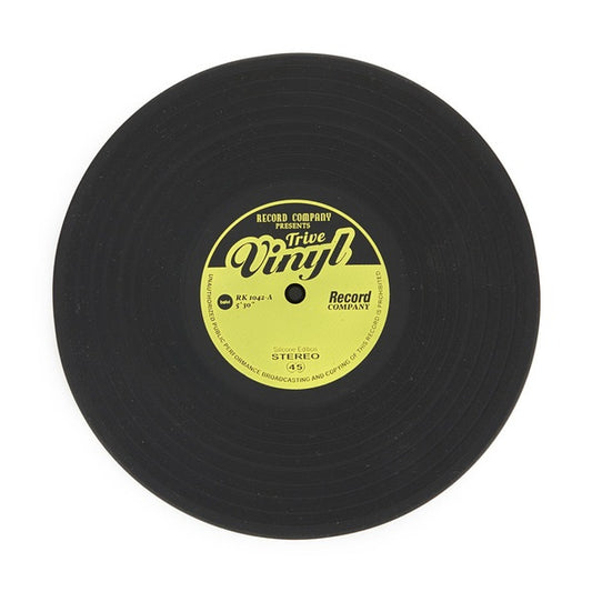 Vinyl Record Trivet – Heat-Resistant Silicone Pot Holder & Retro Kitchen Decor Gift