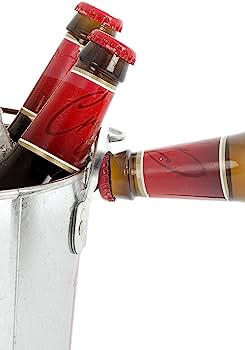 Beer cooler - Ice Bucket - Party Time - Metal