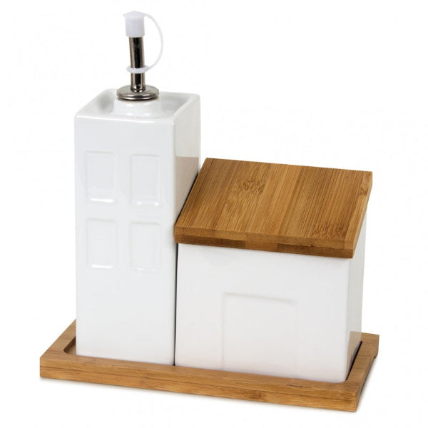 La Ville Cruet & Salt Cellar set