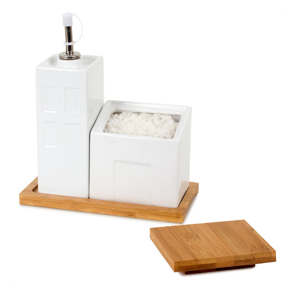 La Ville Cruet & Salt Cellar set