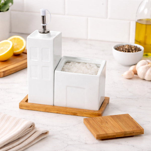 La Ville Cruet & Salt Cellar set