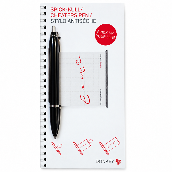 Cheaters Pen - Retractable Ballpoint Pen with Blue Ink