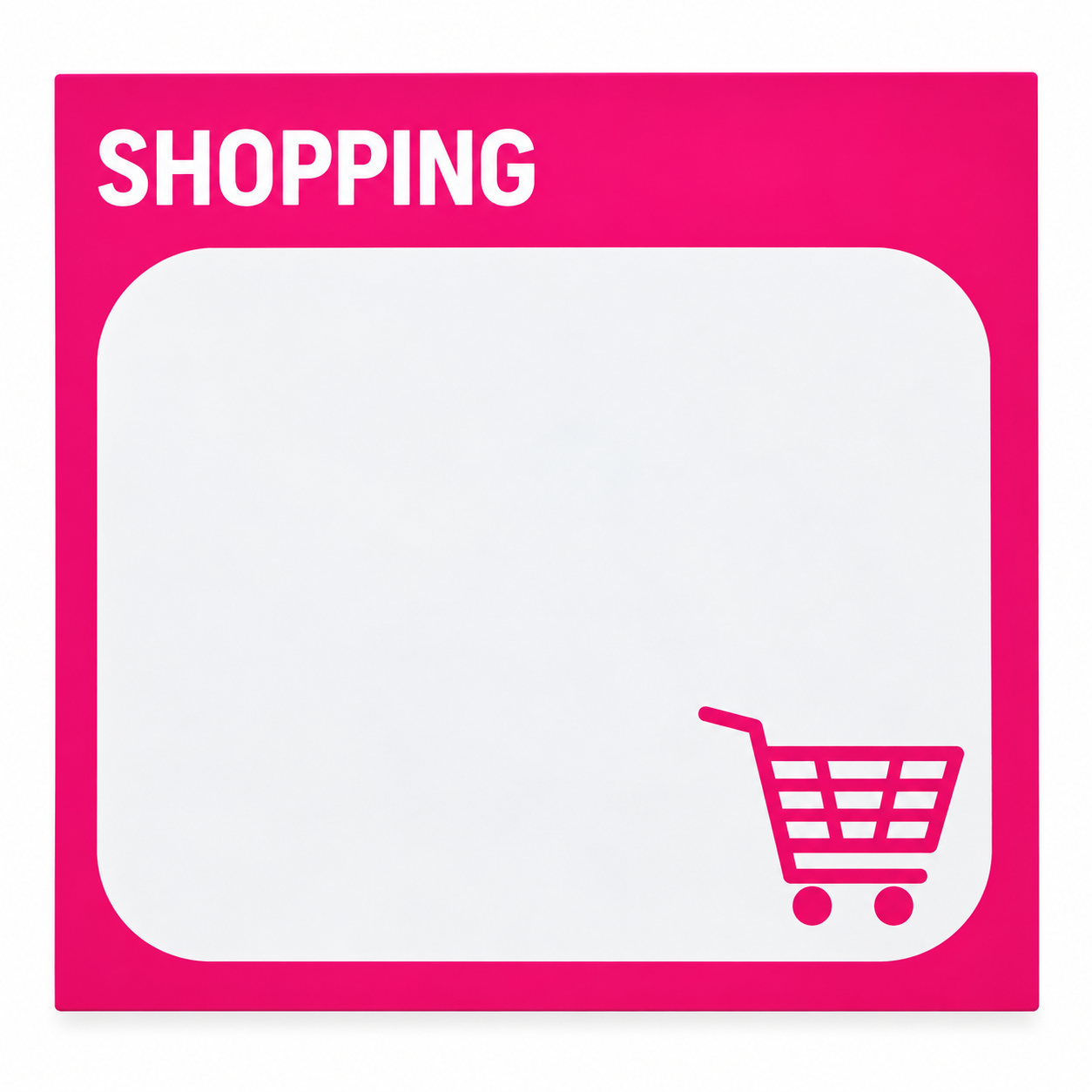 Mega Sticky Notes Notepad – 40 Pages, 30 × 30 cm
