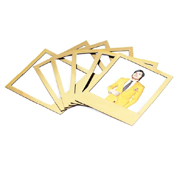 DOIY Gold Magnetic Polaroid Photo Frames - Set of 6