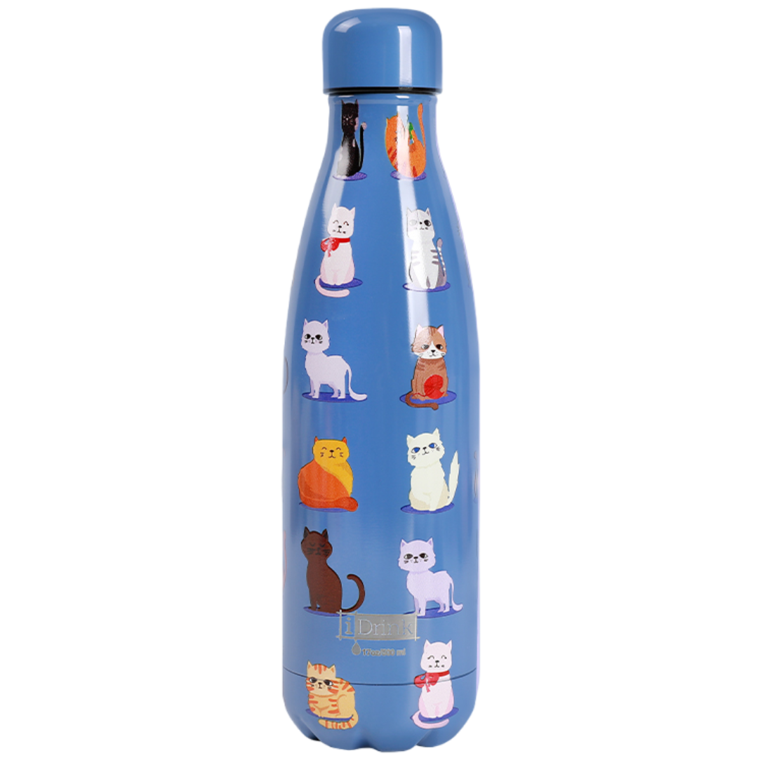 Thermal bottle 500ml Blue Cats