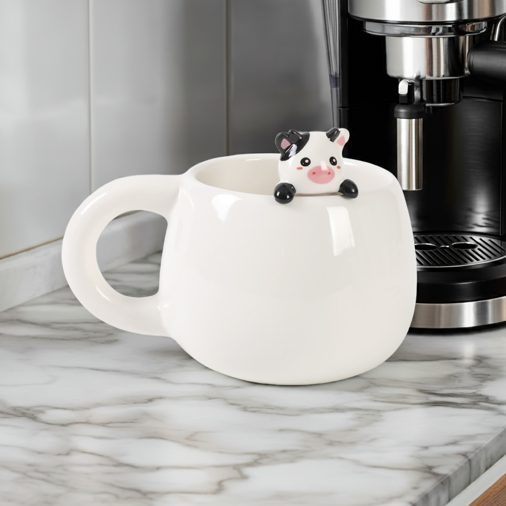 Ceramic Mug with Charm