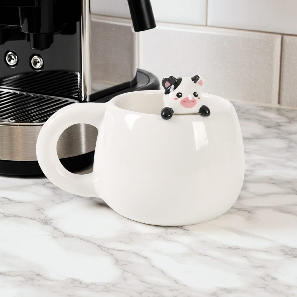 Ceramic Mug with Charm