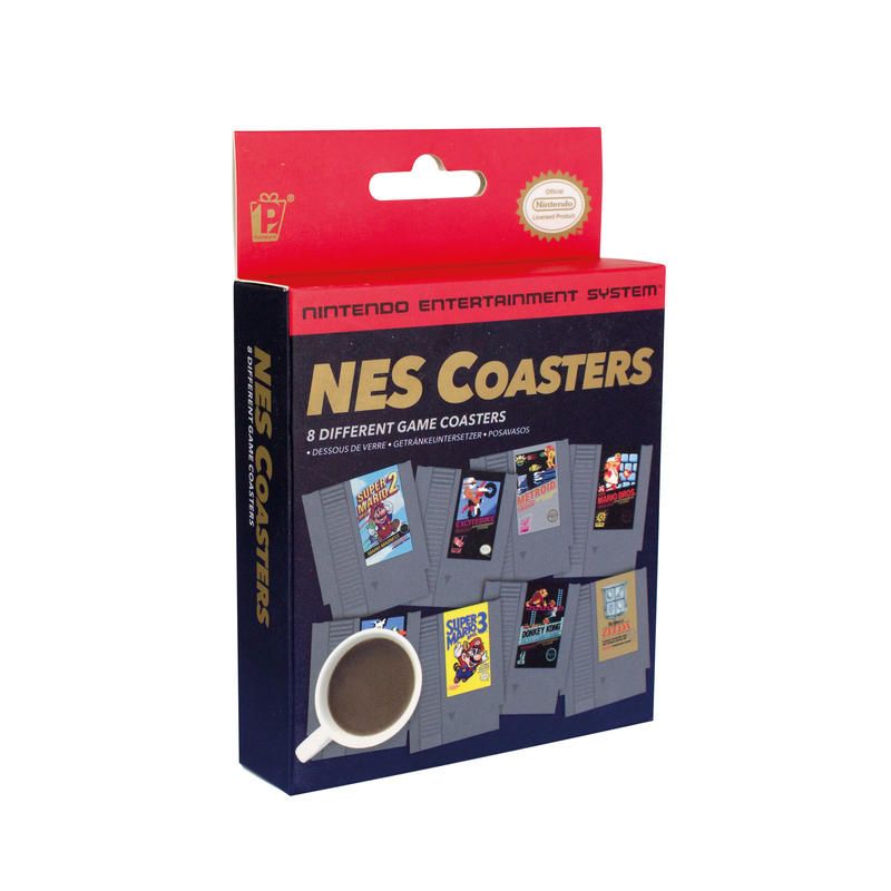 Vintage Nintendo Electronic Systems (NES) Cartridge Coasters - Cardboard