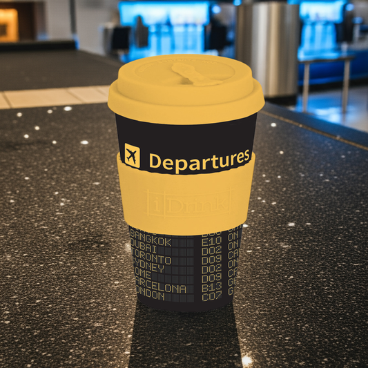 RPET Coffee Cup 435 ml Departures
