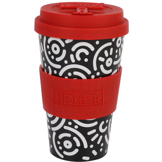 RPET cup 435 ml GEOMETRIC