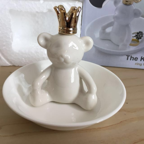 Porcelain Jewellery Holder - The King - 10cm