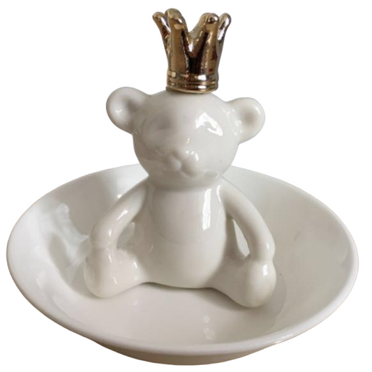 Porcelain Jewellery Holder - The King - 10cm