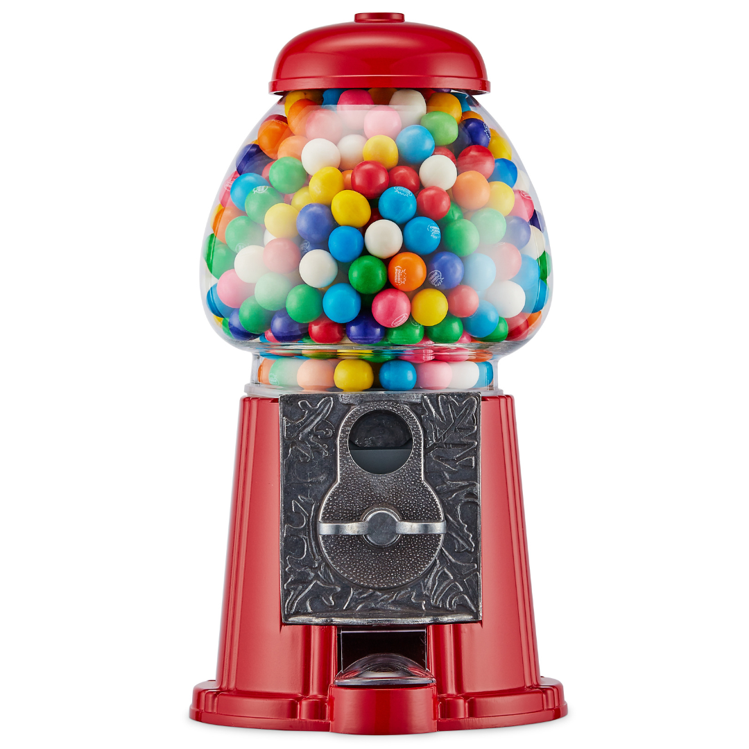 Red Retro Gum Ball machine -  American Dream