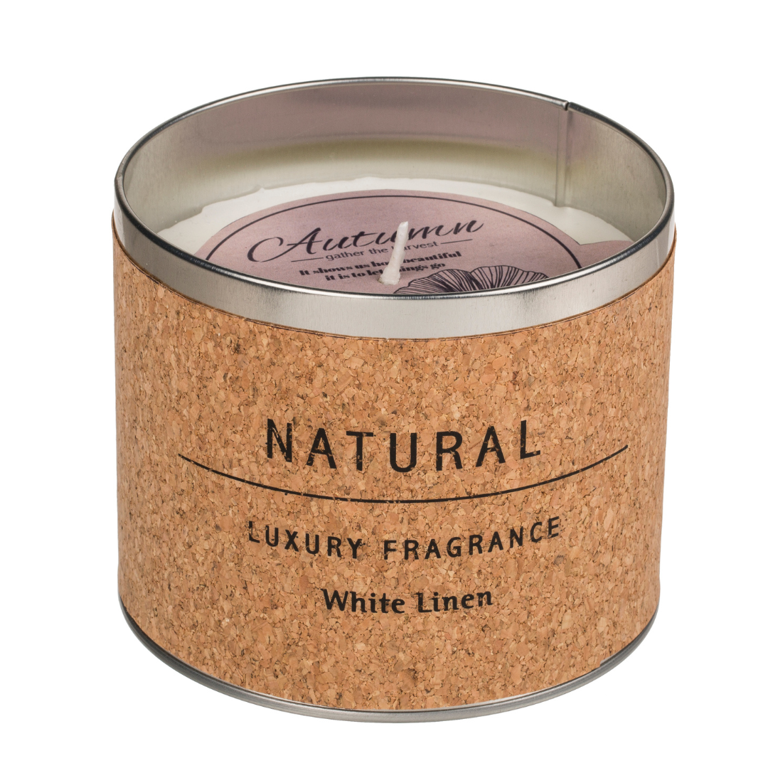 White scented candle