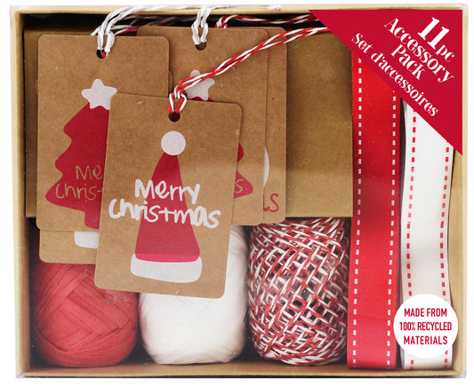 Christmas Gift Tag & Ribbon Accessory Sets