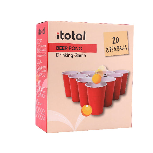 Beer Pong Drinking Game – 20 Cup & 20 Ball Kit