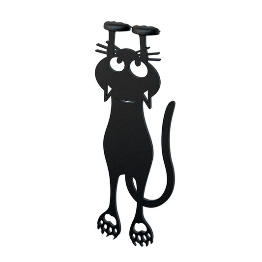 Bookmark Curious Cat black
