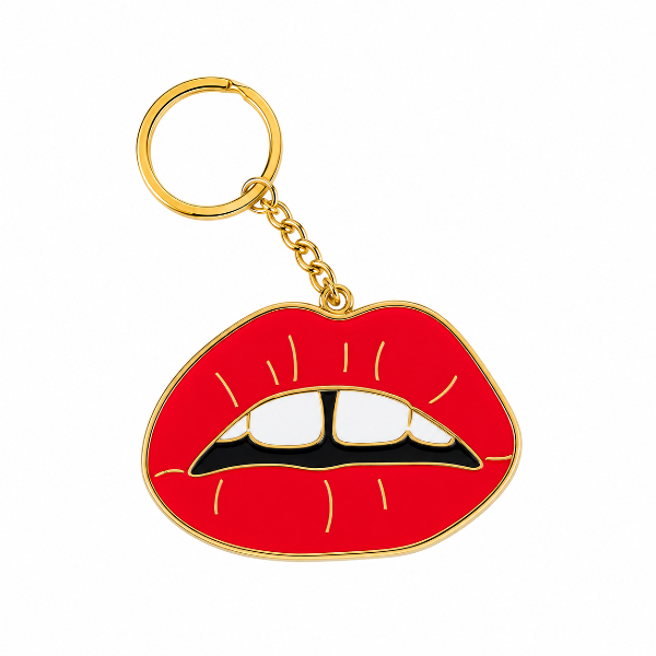 Oversized Lips Keychain
