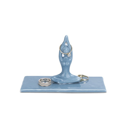 Ring holder Asana blue