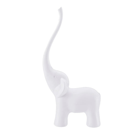 Ring holder Elephant white