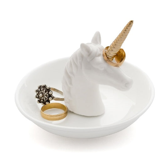 Ring holder Unicorn white