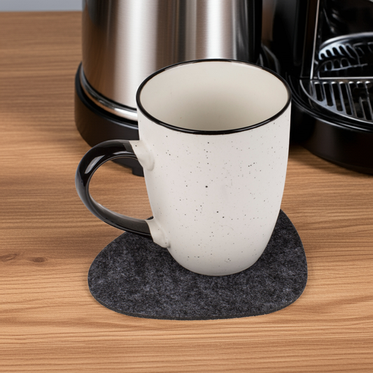 Set of 4 Pebblestone Felt Coasters