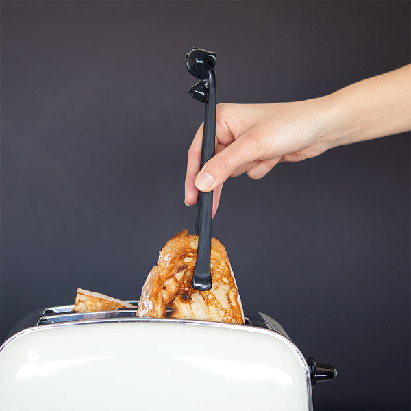 20cm Toaster Tongs - Cat