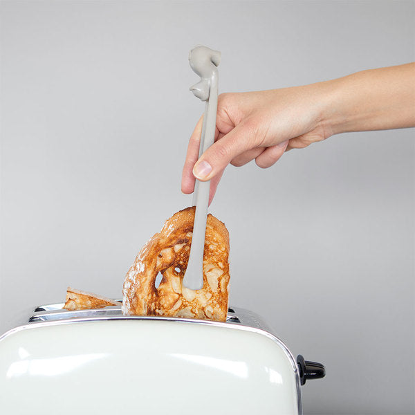 20cm Toaster Tongs - Cat