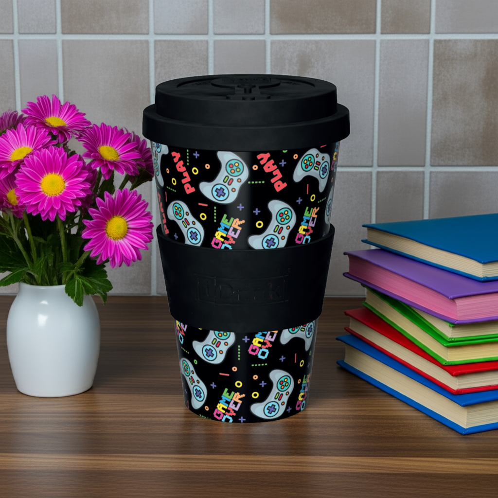 RPET Coffee Cup 435 ml Let's Play