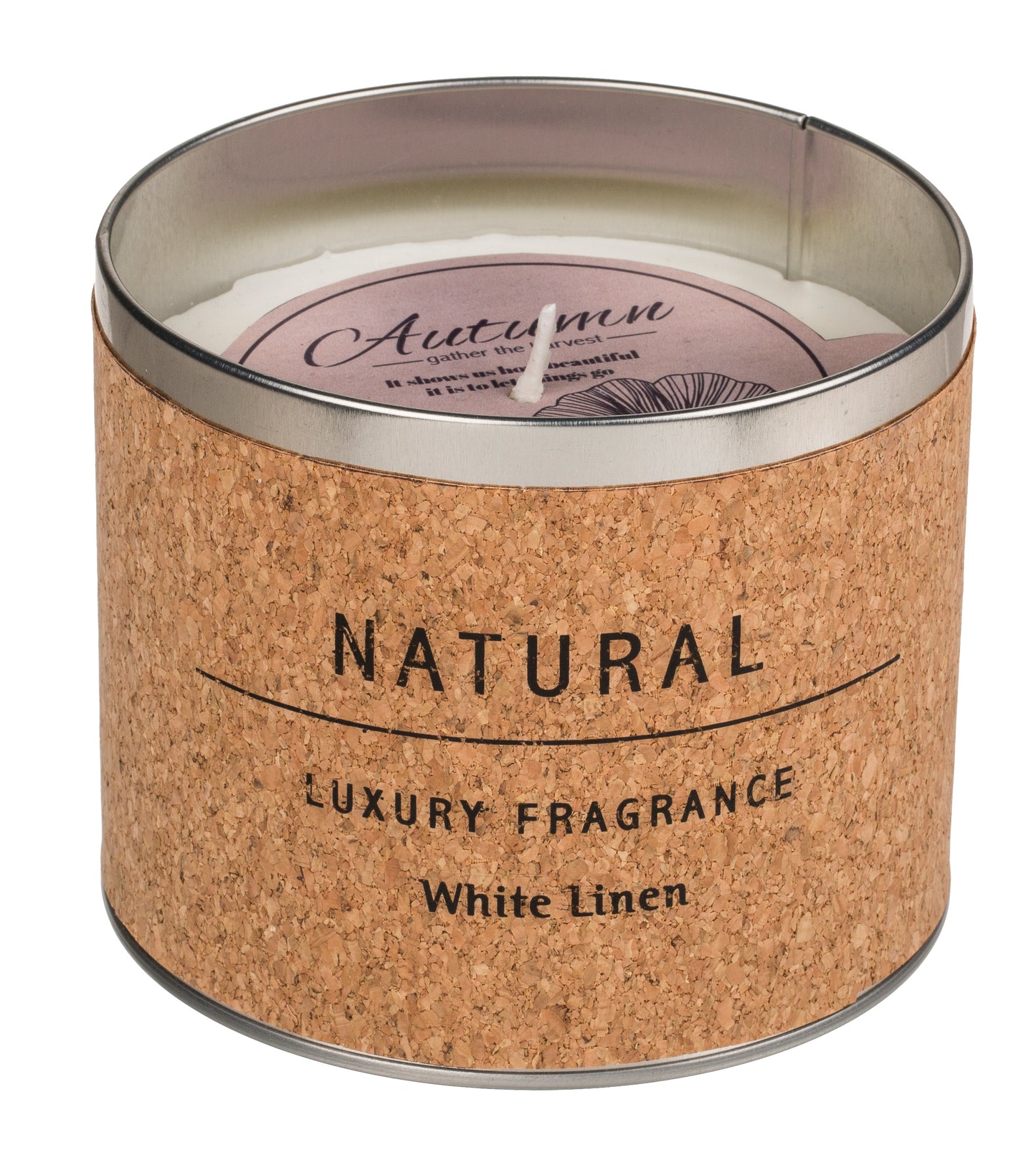 White scented candle
