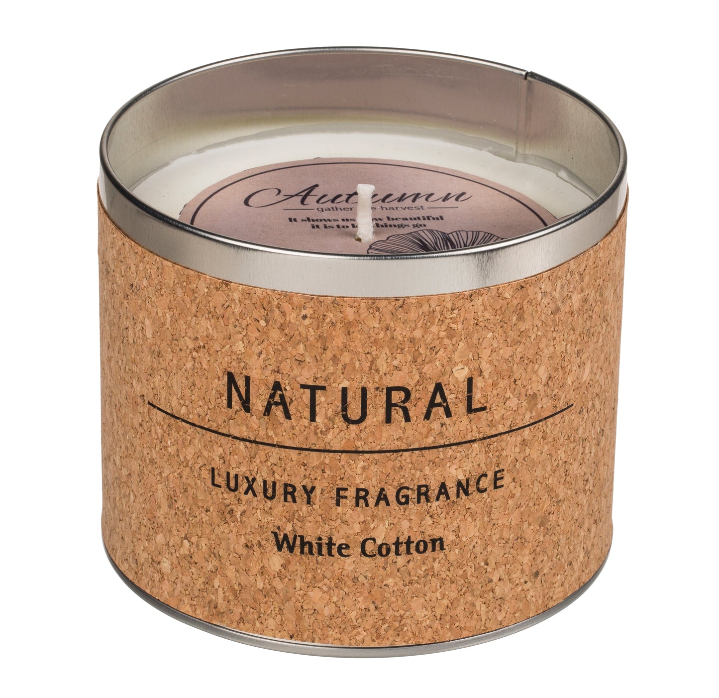 White scented candle