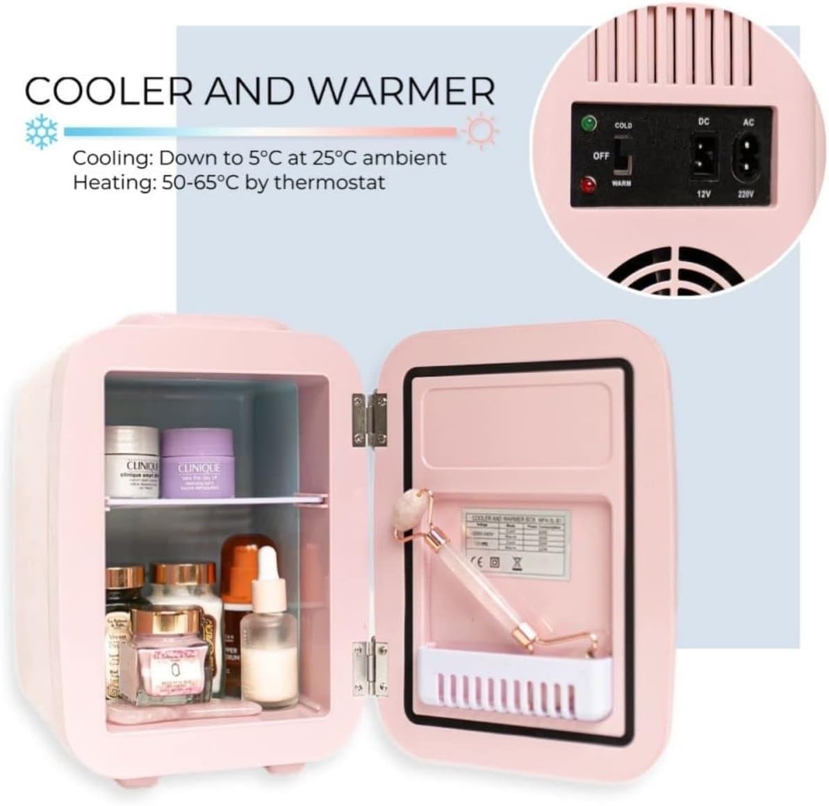 Retro Mini Fridge - 4 litres
