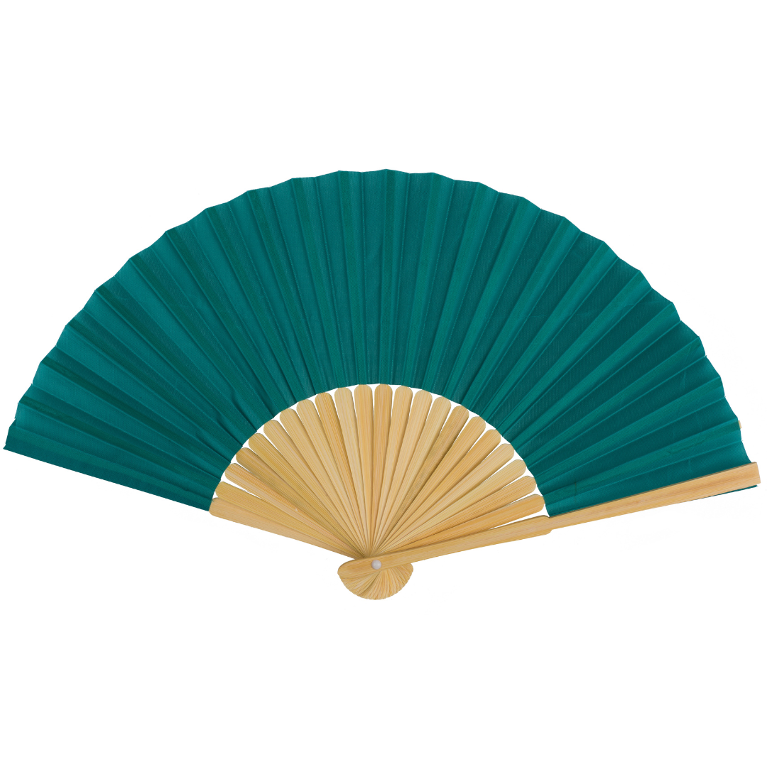 Summer Bamboo Hand Held Fan - (Assorted)